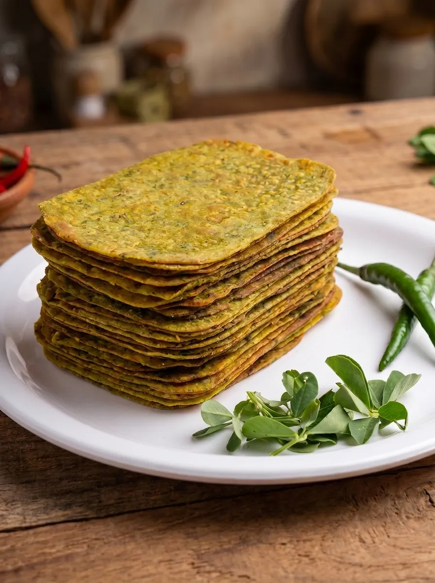 Mini Methi Khakhra